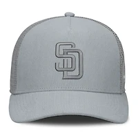 Men's Fanatics  Gray San Diego Padres Corduroy Relief Trucker Adjustable Hat