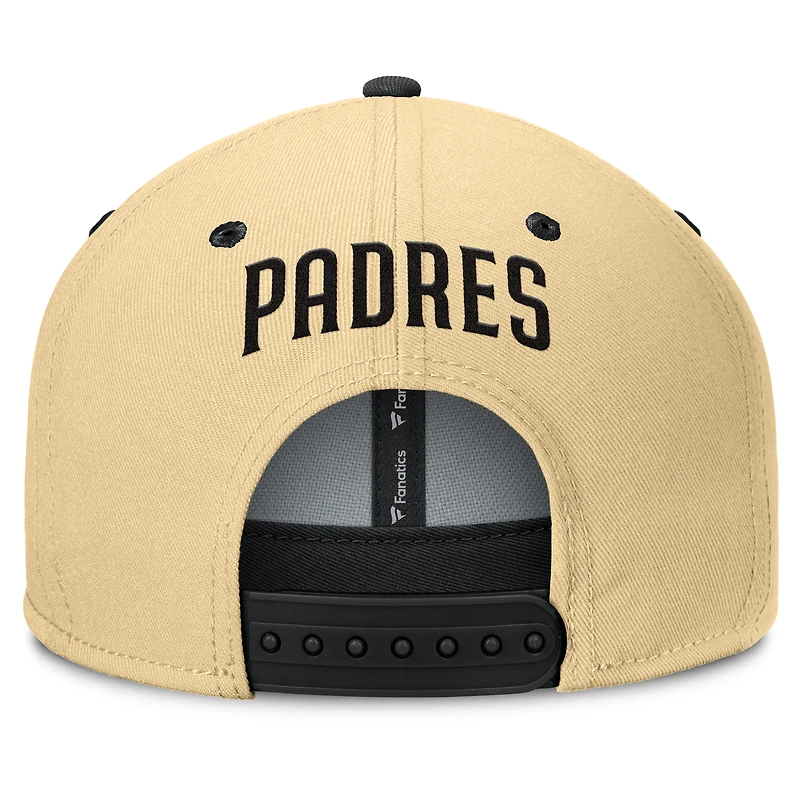 Casquette ajustable Fanatics kaki pour homme des Padres de San Diego Duel