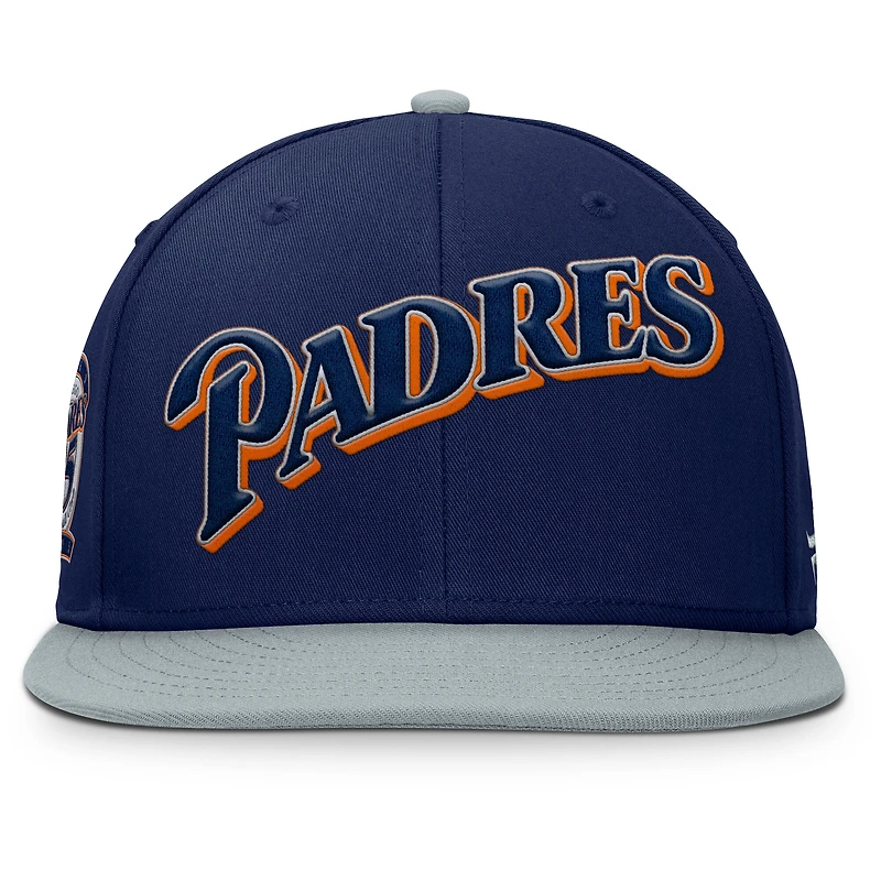 Men's Fanatics  Navy/Gray San Diego Padres Yard Fitted Hat