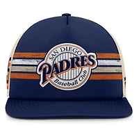Men's Fanatics Navy/Natural San Diego Padres Cooperstown Collection Powers Snapback Hat