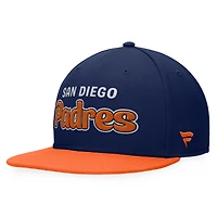 Casquette ajustée Hurler Fanatics Navy San Diego Padres Cooperstown Collection pour hommes