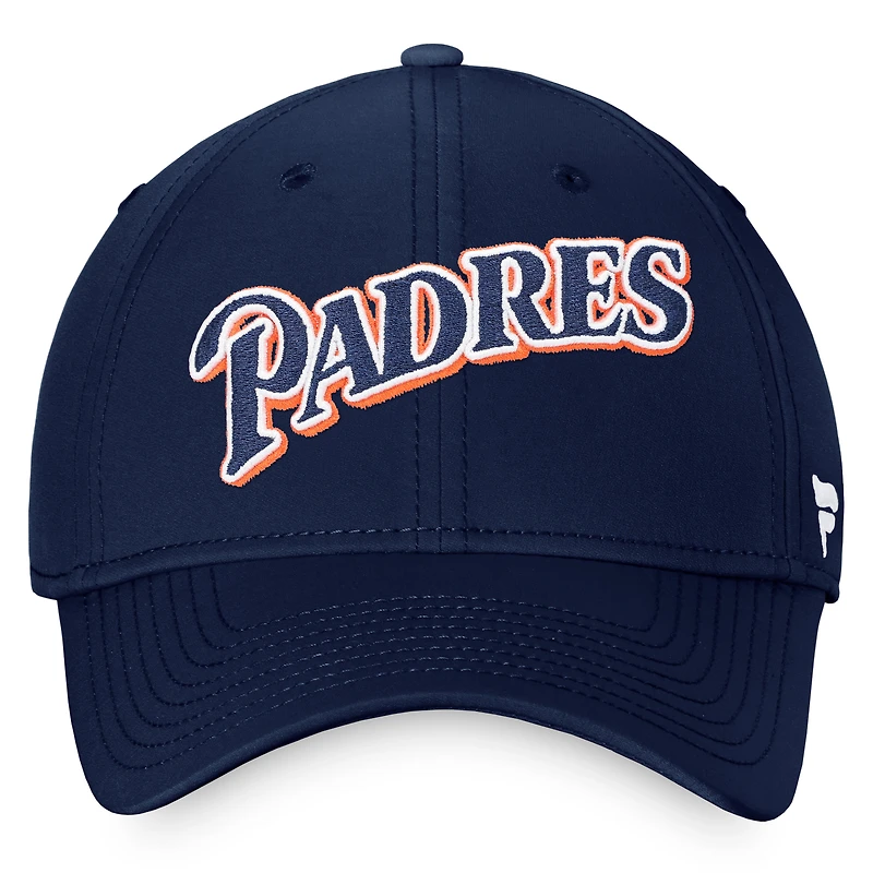 Casquette Fanatics Navy San Diego Padres Cooperstown Core Flex pour hommes