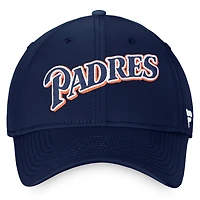 Casquette Fanatics Navy San Diego Padres Cooperstown Core Flex pour hommes