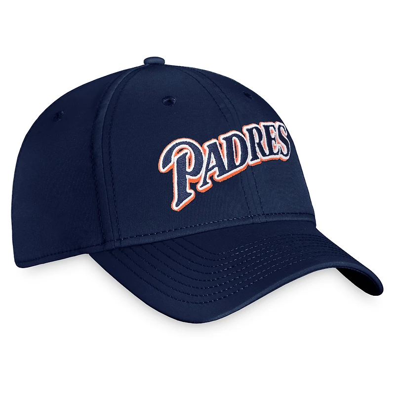 Casquette Fanatics Navy San Diego Padres Cooperstown Core Flex pour hommes
