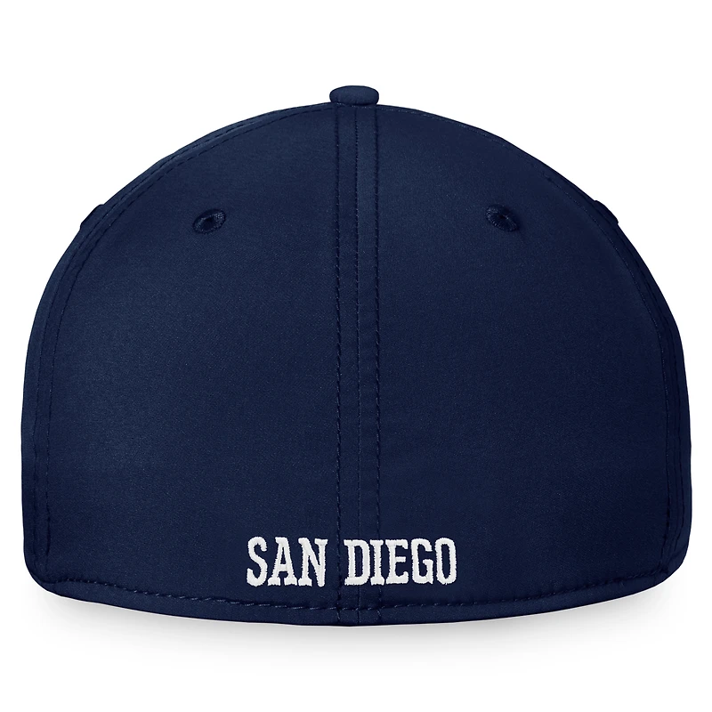 Casquette Fanatics Navy San Diego Padres Cooperstown Core Flex pour hommes