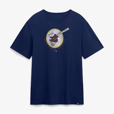 Men's Fanatics Navy San Diego Padres Vintage Logo Legacy T-Shirt