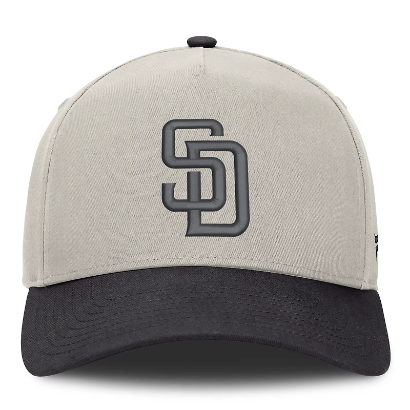 Men's Fanatics Stone/Graphite San Diego Padres Wonder A-Frame Adjustable Hat