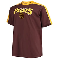 Men's Fernando Tatis Jr. Brown/Gold San Diego Padres Big & Tall Fashion Piping Player T-Shirt