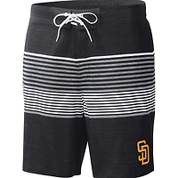 Men's G-III Sports by Carl Banks  Black San Diego Padres Coastline Volley Swim Shorts