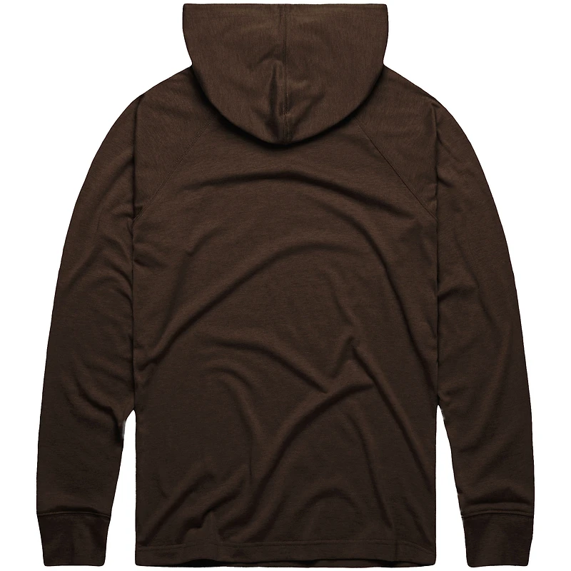 Men's Homage Brown San Diego Padres Lightweight Raglan Tri-Blend Pullover Hoodie