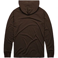 Men's Homage Brown San Diego Padres Lightweight Raglan Tri-Blend Pullover Hoodie