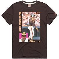 T-shirt homme hommage à Tony Gwynn Brown, San Diego Padres, Topps, en mélange de trois matières