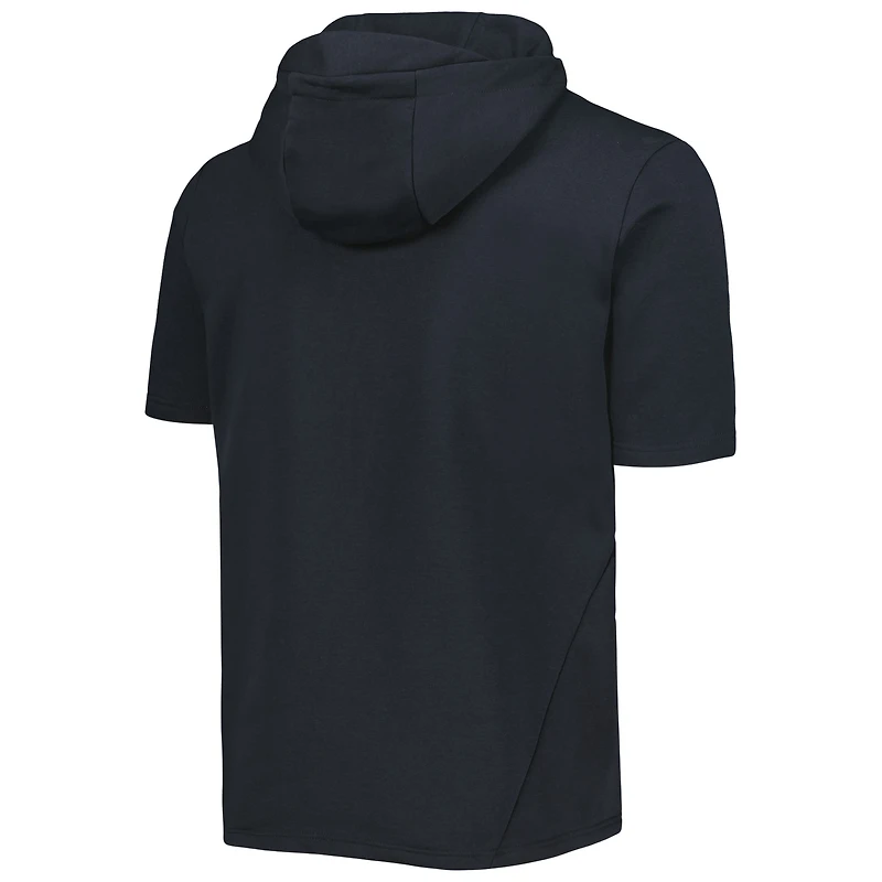 Men's Levelwear Black San Diego Padres Recruit Full-Zip Short Sleeve Hoodie