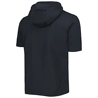 Men's Levelwear Black San Diego Padres Recruit Full-Zip Short Sleeve Hoodie
