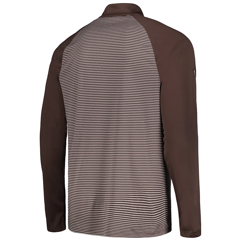 Haut à rayures raglan marron Levelwear San Diego Padres Charter pour hommes