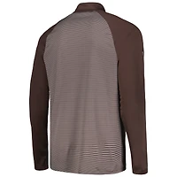 Haut à rayures raglan marron Levelwear San Diego Padres Charter pour hommes