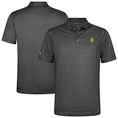 Men's Levelwear Charcoal San Diego Padres System Insignia 2.0 Polo