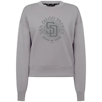 Men's Levelwear Gray San Diego Padres Sponge Pullover Sweatshirt