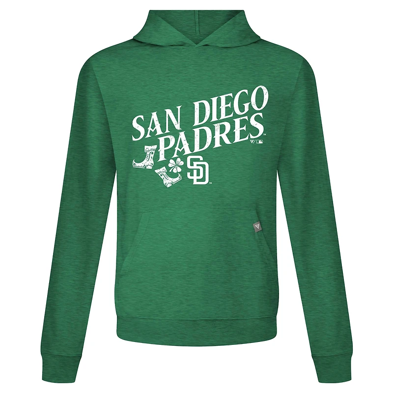 Sweat à capuche pour homme Levelwear Green San Diego Padres St. Patrick's Day Relay Boots