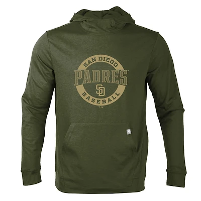 Men's Levelwear  Green San Diego Padres Thrive Pullover Hoodie