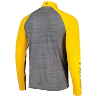 Haut à manches raglan Levelwear gris chiné San Diego Padres Vandal pour hommes