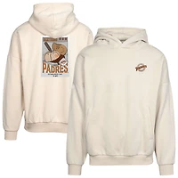 Men's Levelwear  Khaki San Diego Padres Contact Pro Card Pullover Hoodie
