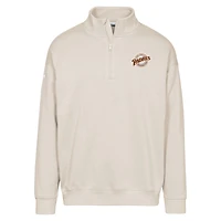 Men's Levelwear  Khaki San Diego Padres Cooperstown Collection Murray Quarter-Zip Sweatshirt