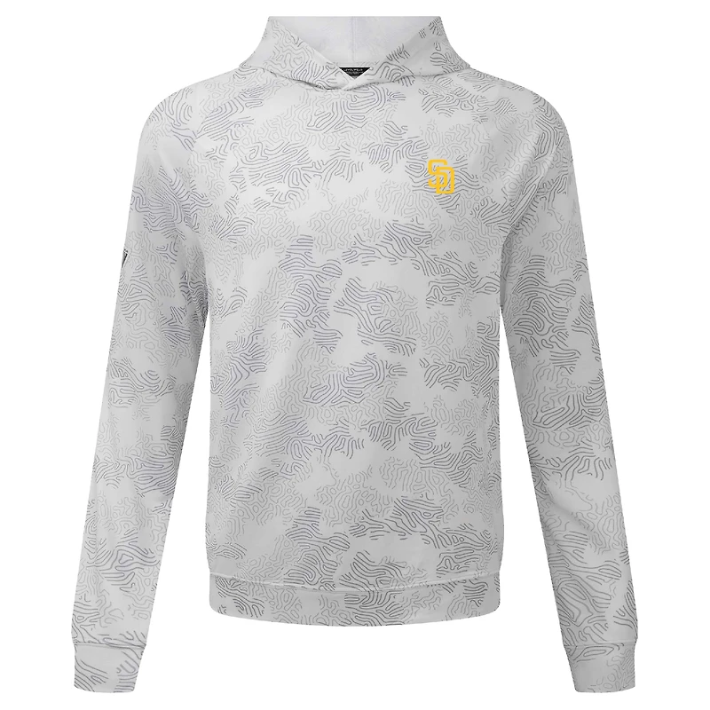 Sweat à capuche Blender Insignia 2.0 blanc pour homme de Levelwear, Padres San Diego