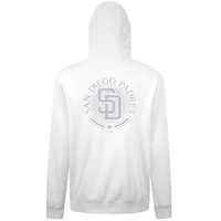 Sweat à capuche Levelwear blanc pour homme des Padres de San Diego Podium Grain