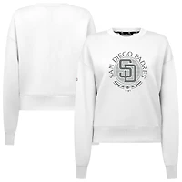 Men's Levelwear White San Diego Padres Sponge Pullover Sweatshirt