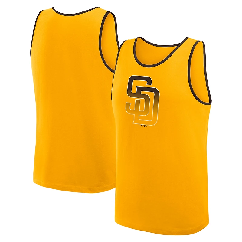 Men's Logo Athletic Gold San Diego Padres Unmatched Success Tank Top