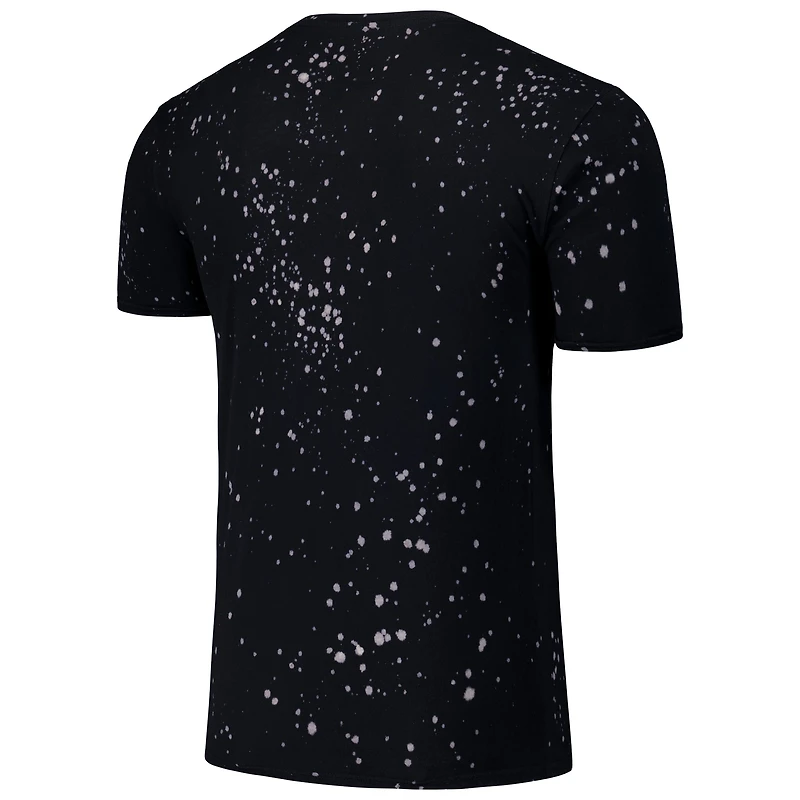 T-shirt Majestic Threads pour hommes, noir/blanc, San Diego Padres Splatter