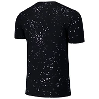 T-shirt Majestic Threads pour hommes, noir/blanc, San Diego Padres Splatter