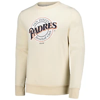 Sweat-shirt en polaire Majestic Threads Oatmeal San Diego Padres pour hommes