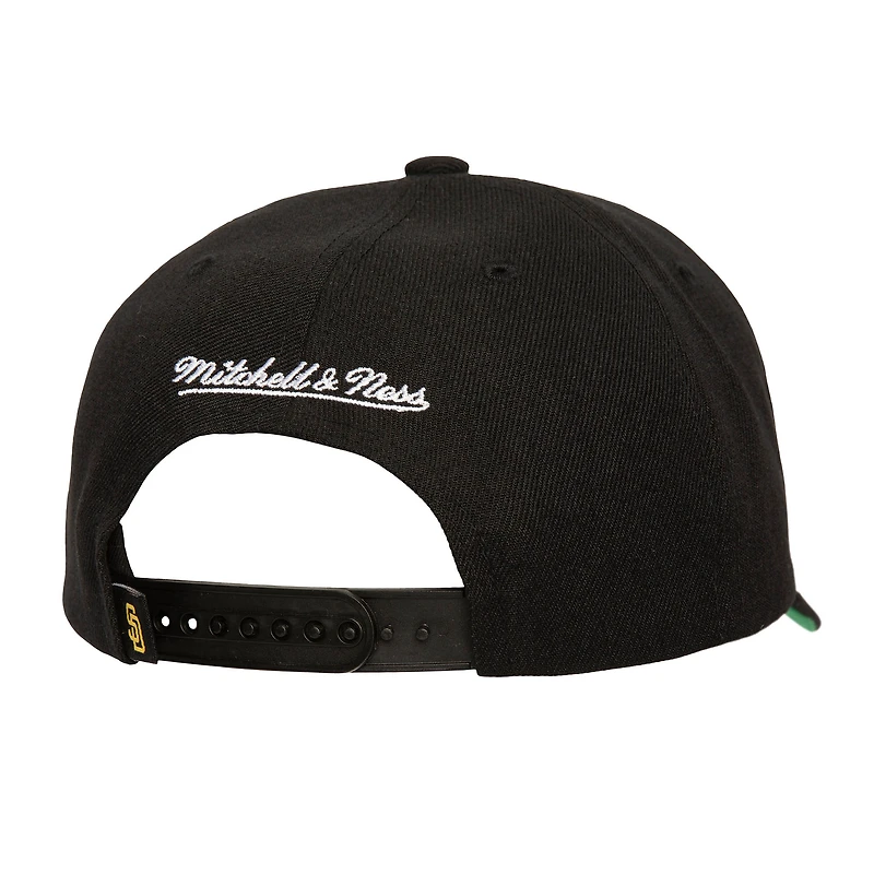 Casquette réglable Mitchell & Ness San Diego Padres Neon Logo Pro Crown pour hommes