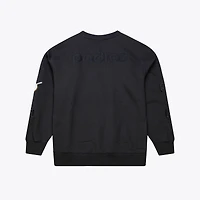 Sweat-shirt ras du cou en polaire noir Mitchell & Ness pour homme des Padres de San Diego Phantom