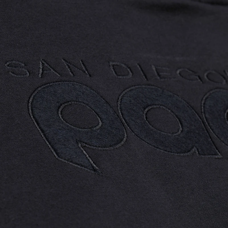 Sweat-shirt ras du cou en polaire noir Mitchell & Ness pour homme des Padres de San Diego Phantom