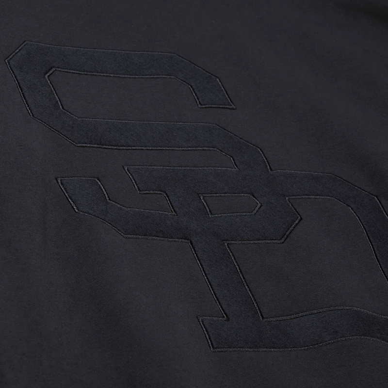 Sweat-shirt ras du cou en polaire noir Mitchell & Ness pour homme des Padres de San Diego Phantom