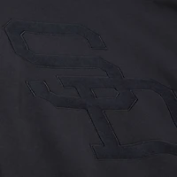 Sweat-shirt ras du cou en polaire noir Mitchell & Ness pour homme des Padres de San Diego Phantom