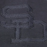 Sweat à capuche polaire noir Mitchell & Ness San Diego Padres Phantom pour homme