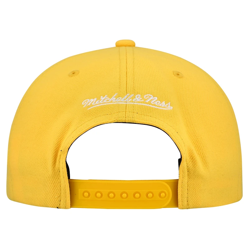 Casquette snapback basique Mitchell & Ness Gold San Diego Padres Cooperstown Collection pour homme