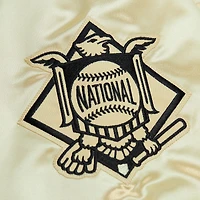 Veste légère en satin entièrement zippée Mitchell & Ness Gold San Diego Padres OG 2.0 pour hommes