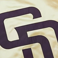 Veste légère en satin entièrement zippée Mitchell & Ness Gold San Diego Padres OG 2.0 pour hommes