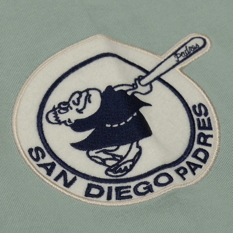Men's Mitchell & Ness Green San Diego Padres Yacht Rock T-Shirt