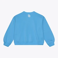 Men's Mitchell & Ness Light Blue San Diego Padres Insignia Fleece Sweatshirt