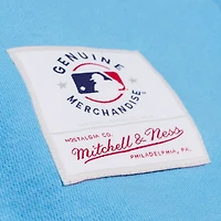 Sweat-shirt polaire Mitchell & Ness bleu clair pour homme, avec l'insigne des Padres de San Diego