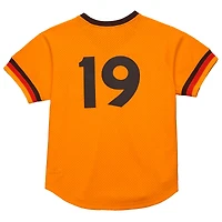 Men's Mitchell & Ness Tony Gwynn Gold San Diego Padres Big Tall Cooperstown Mesh Batting Practice Jersey