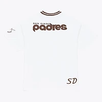Men's Mitchell & Ness  White San Diego Padres Cooperstown Collection Arctic T-Shirt