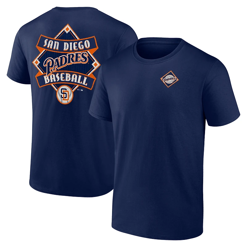 Men's Navy San Diego Padres Cooperstown Collection Field Play T-Shirt
