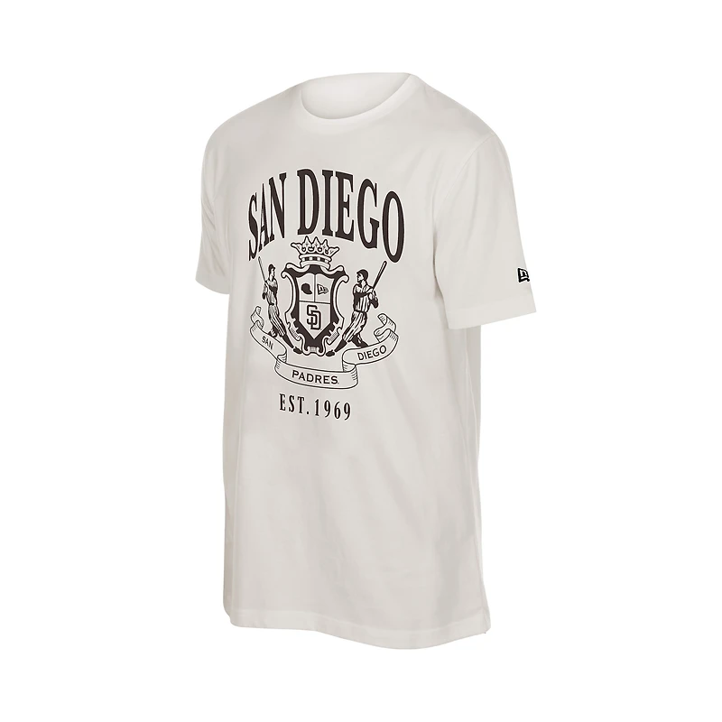 T-shirt floqué beige New Era San Diego Padres Lifestyle pour homme
